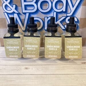 Four Bath & Body Works Sandalwood Vanilla Wallflower Refills